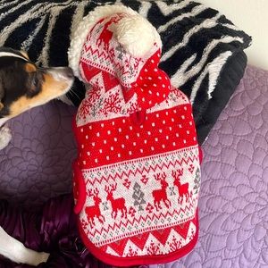 🐾Super Cute “WAG N WOOF” woollike Sherpa winter dog jacket.🍁☃️❄️